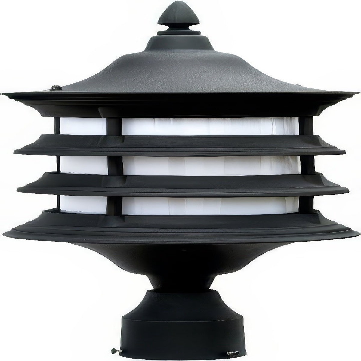 Dabmar Lighting GM182-L9-27K Cast Alum Post Top Fixture 120V GU24 LED 9W 27K