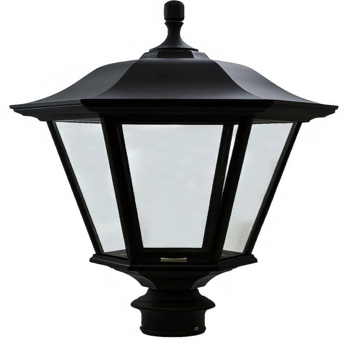 Dabmar Lighting GM225-L30-65K Cast Alum Post Top Fixture 85V-265V E26 LED 30W 65K