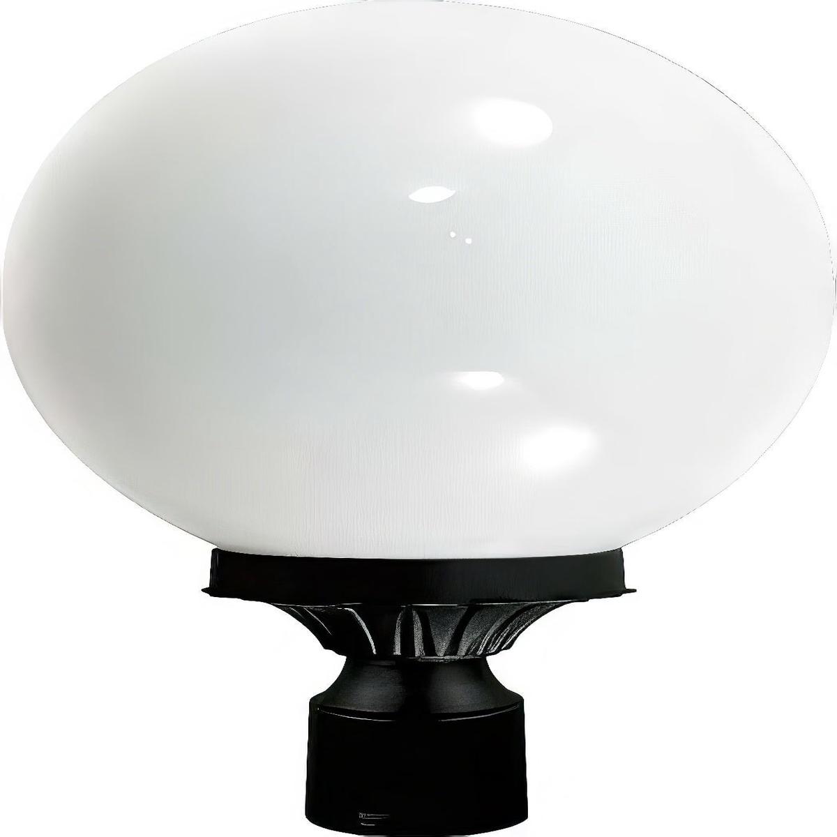 Dabmar Lighting GM240-L6-60K Cast Alum Post Top Fixture 120V E26 LED 6W 60K