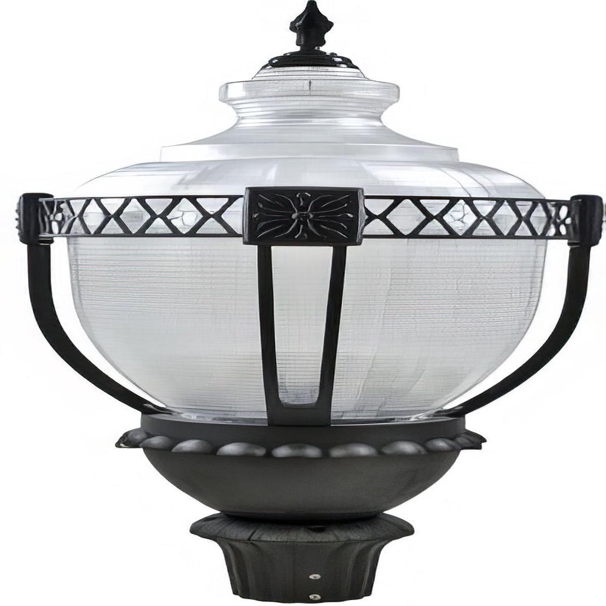 Dabmar Lighting GM660-L63-30K Cast Alum Post Top Fixture 120V-277V E39 LED 63W 30K