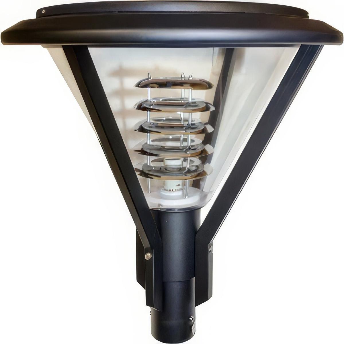 Dabmar Lighting GM950-L18-65K Cast Alum Post Top Fixture 120V-277V E26 LED 18W 65K