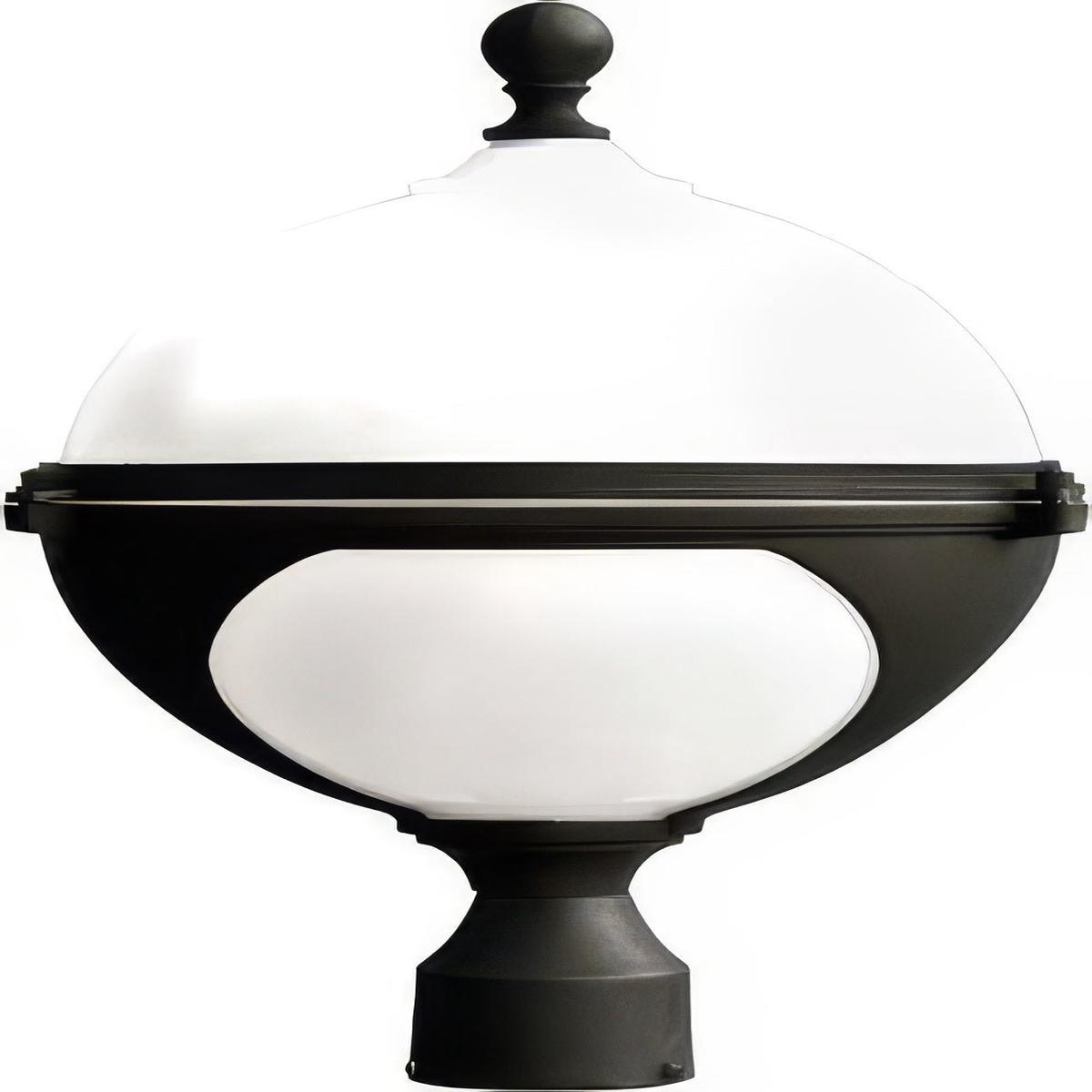 Dabmar Lighting GM972-L6-30K Cast Alum Post Top Fixture 120V E26 LED 6W 30K
